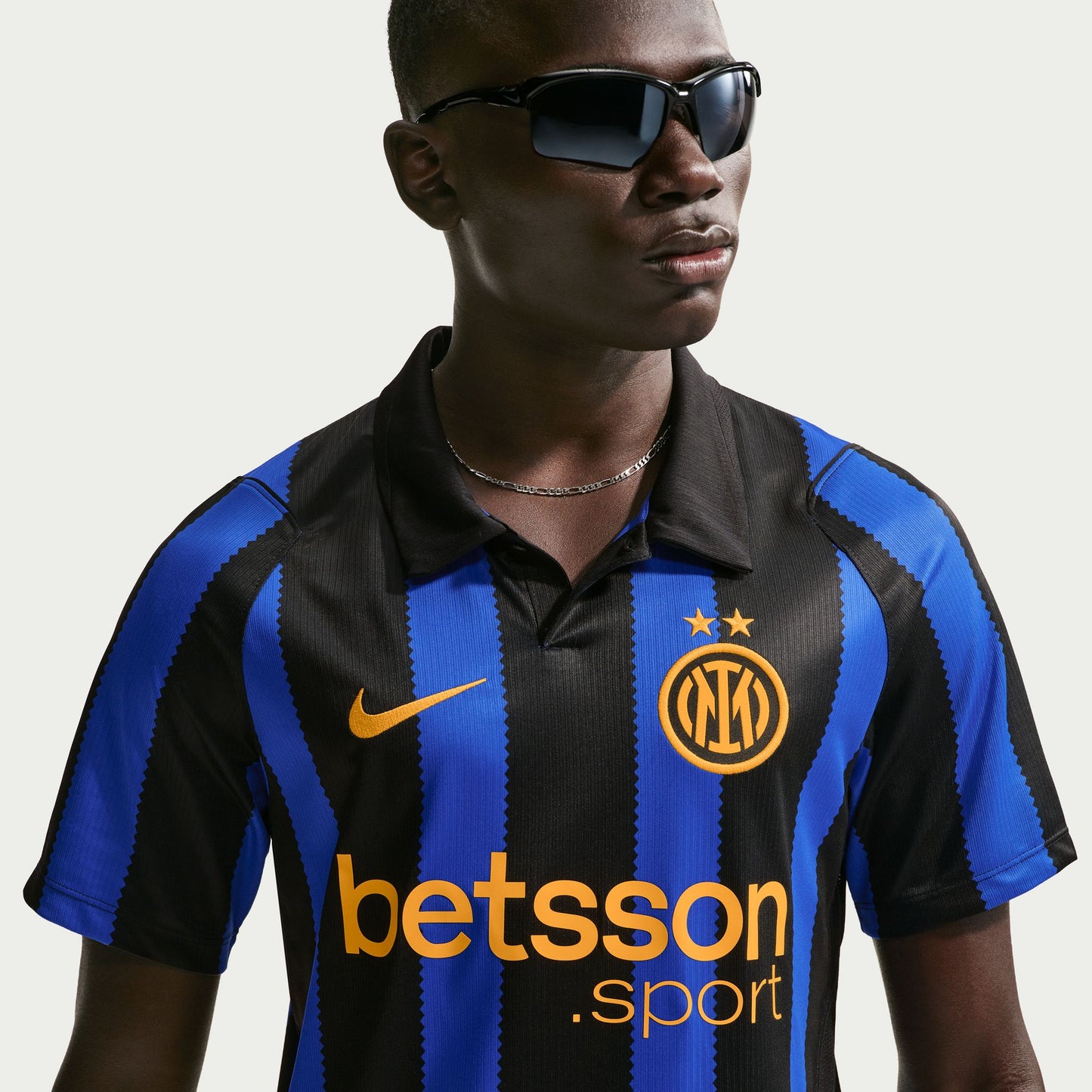 Nike Men's Replica Inter Milan Home Jersey 2026 - Lyon Blue/ Black / University Gold (Copy)