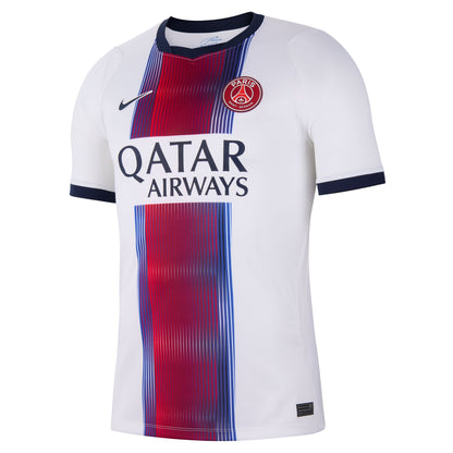 Nike Men's Paris Saint German Away Replica Jersey - White/ College Navy/ College Navy