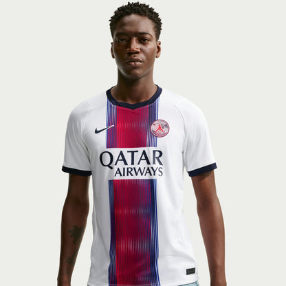 Nike Men's Paris Saint German Away Replica Jersey - White/ College Navy/ College Navy