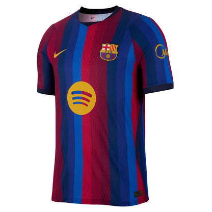 Nike Men's Barcelona Authentic Home Jersey 2026/2027 - Deep Garnet/Blue Void/Mineral Yellow