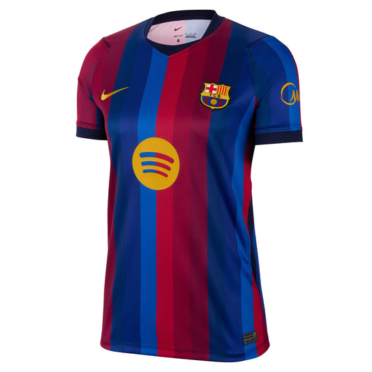 Nike Women's Barcelona Replica Home Jersey  2026/2027 - Deep Garnet/ Blue Void/ Mineral Yellow