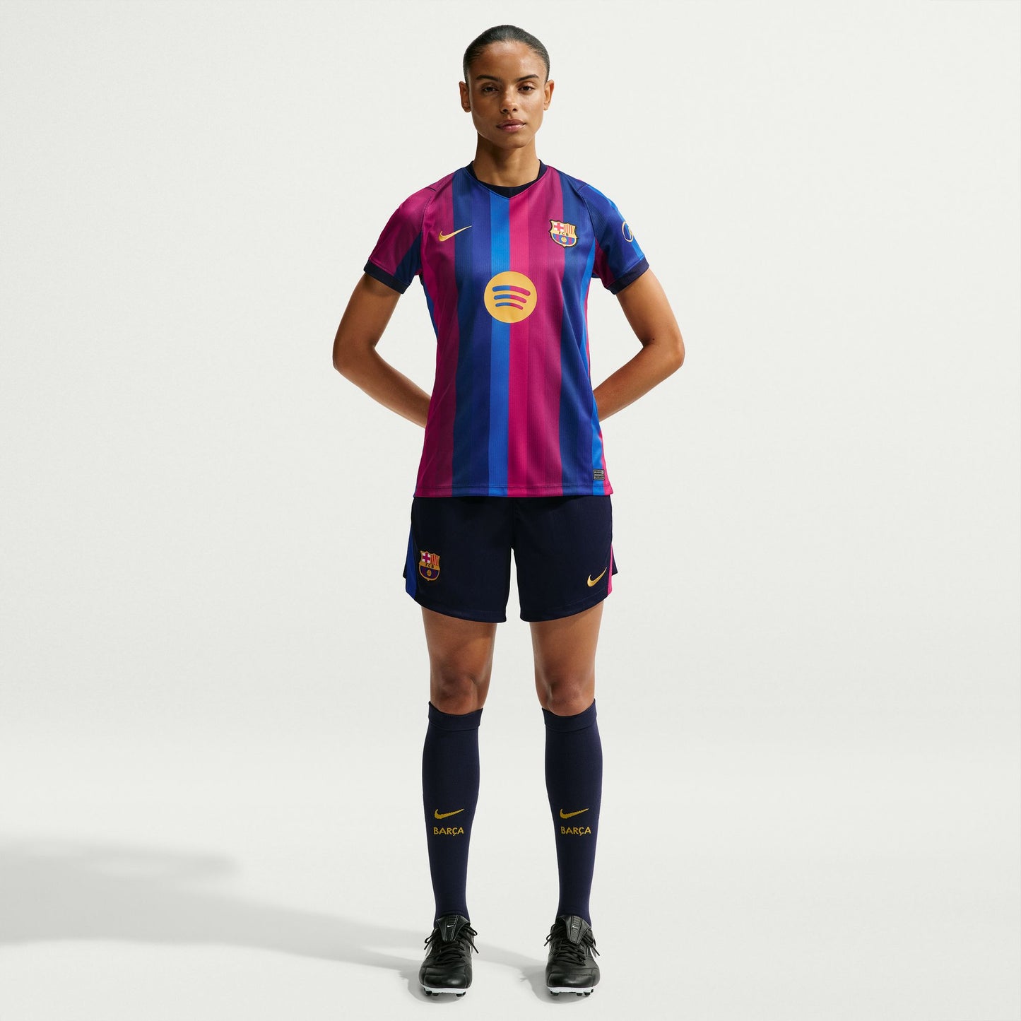 Nike Women's Barcelona Replica Home Jersey  2026/2027 - Deep Garnet/ Blue Void/ Mineral Yellow