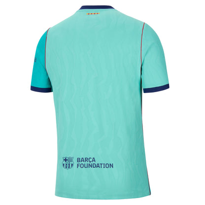 Nike Men's Barcelona Match Third Authentic Jersey - Green Frost/ Green Frost/ Loyal Blue
