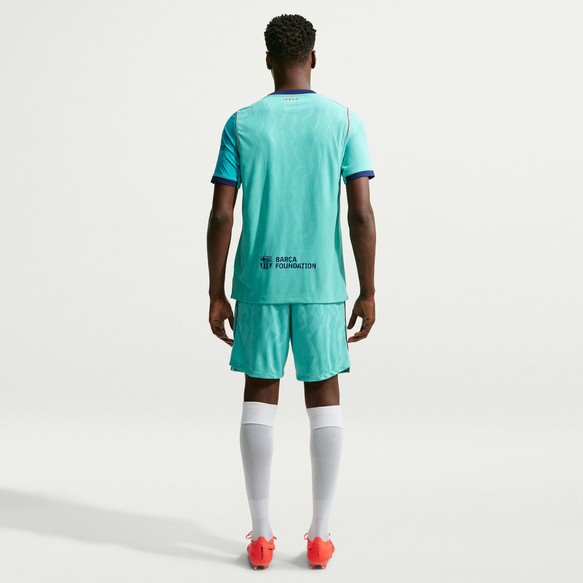 Nike Men's Barcelona Match Third Authentic Jersey - Green Frost/ Green Frost/ Loyal Blue