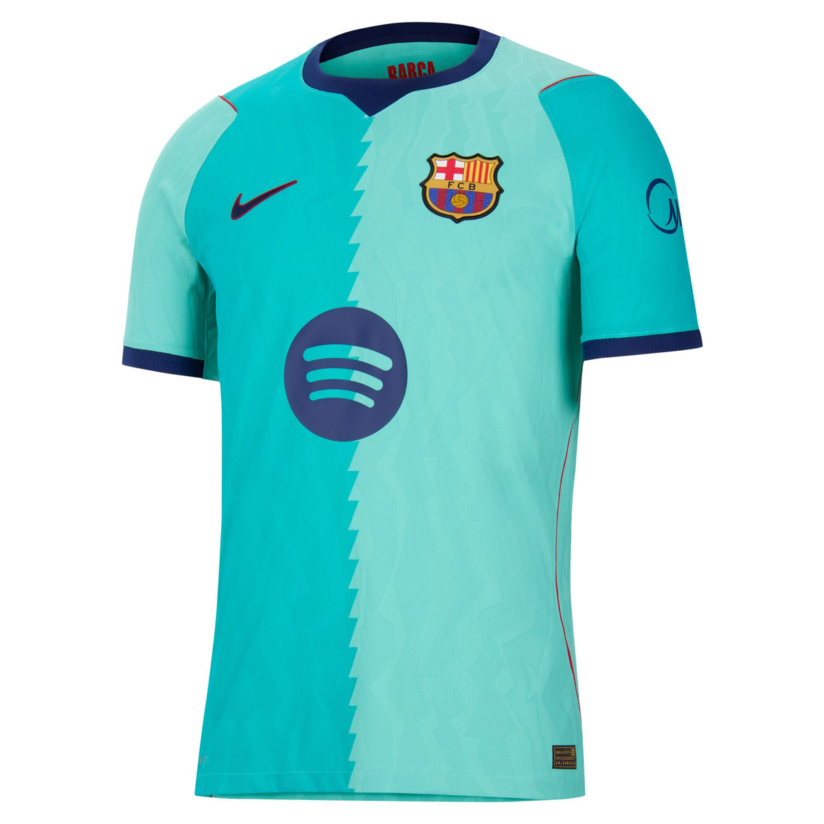 Nike Men's Barcelona Match Third Authentic Jersey - Green Frost/ Green Frost/ Loyal Blue