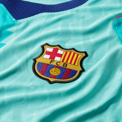 Nike Men's Barcelona Match Third Authentic Jersey - Green Frost/ Green Frost/ Loyal Blue