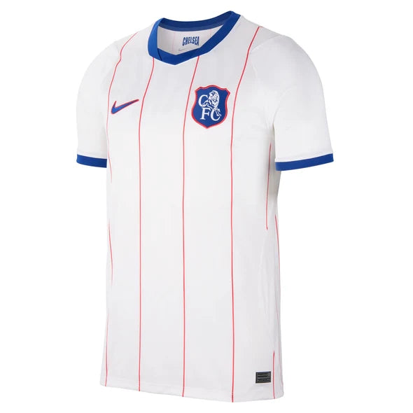 Nike Men's Chelsea FC Third Replica Jersey - White/ Rush Blue/ Global Red/ Rush Blue