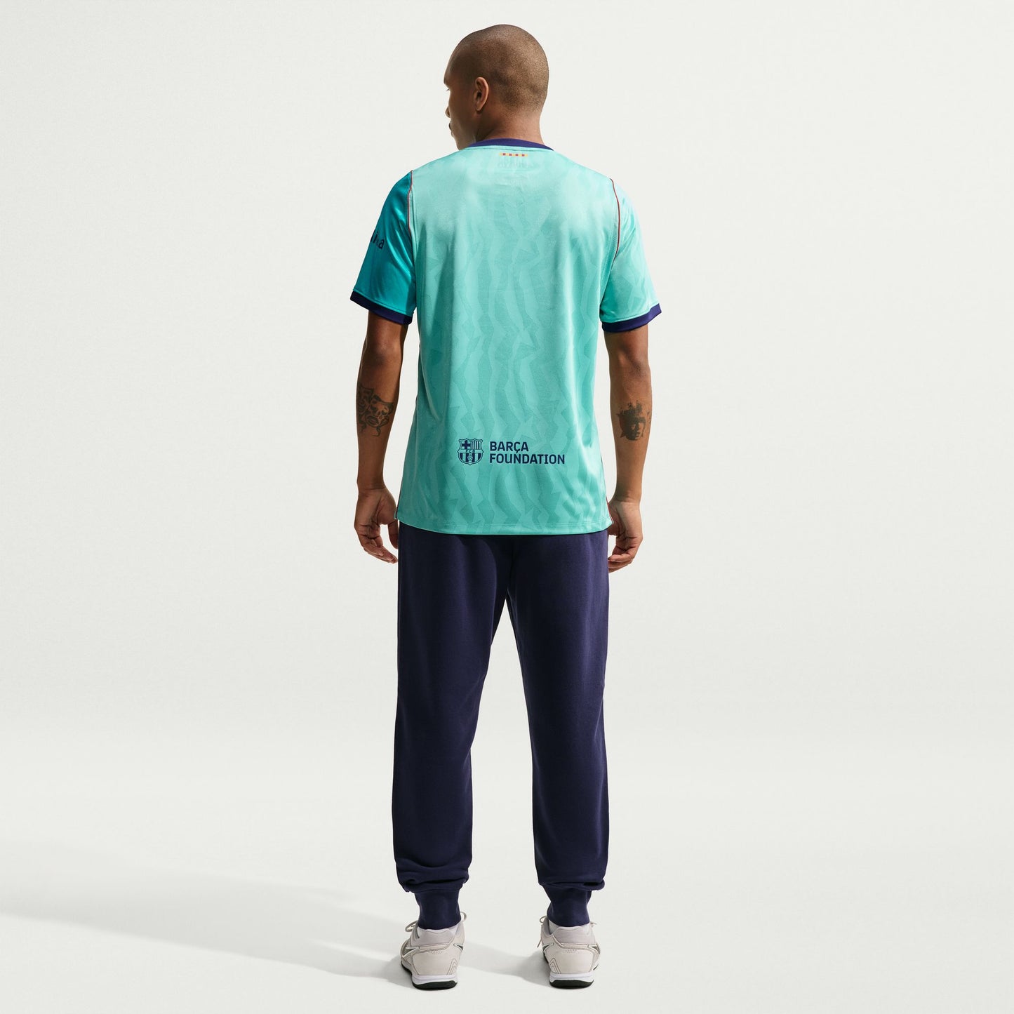 Nike Men's Barcelona Stadium Third Replica Jersey - Green Frost/ Green Frost/ Loyal Blue
