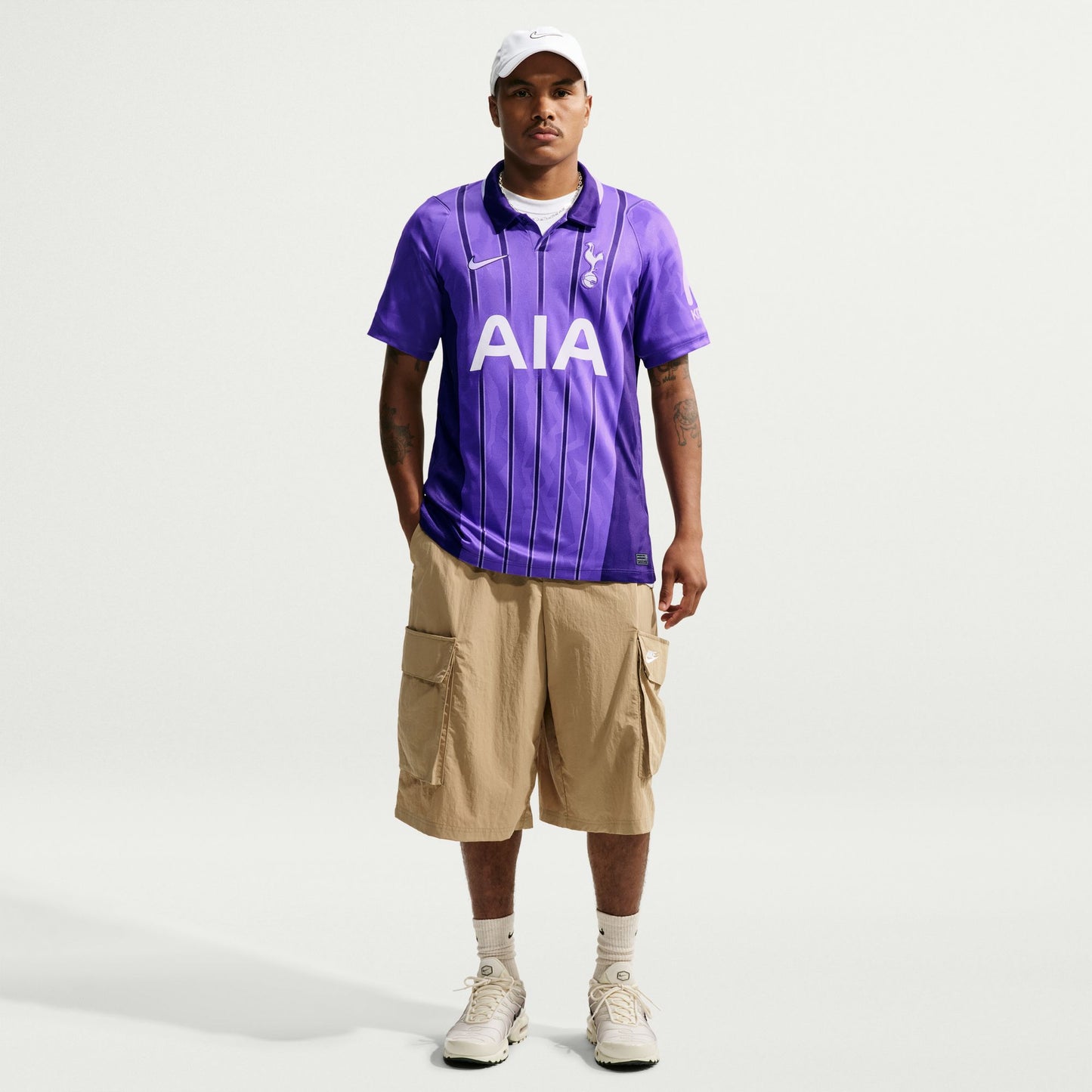 Nike Men's Tottenham Replica Third Jersey - Physic Purple/ New Orchid/ White