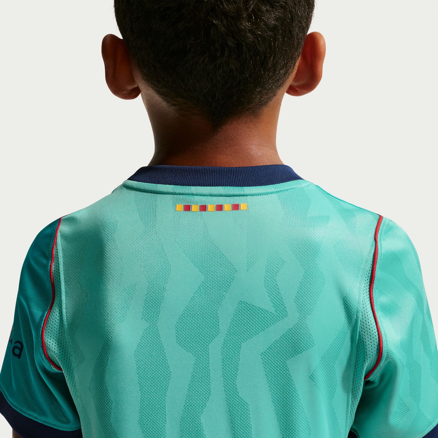 Nike Kids' Barcelona Stadium Third Replica Jersey - Green Frost/ Green Frost/ Loyal Blue