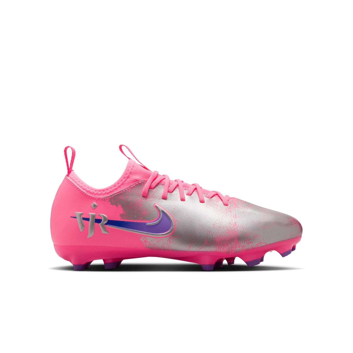 Nike Junior Vapor 16 Academy VINI JR Firm Ground Soccer Shoes - Sunset Pulse/ Old Royal