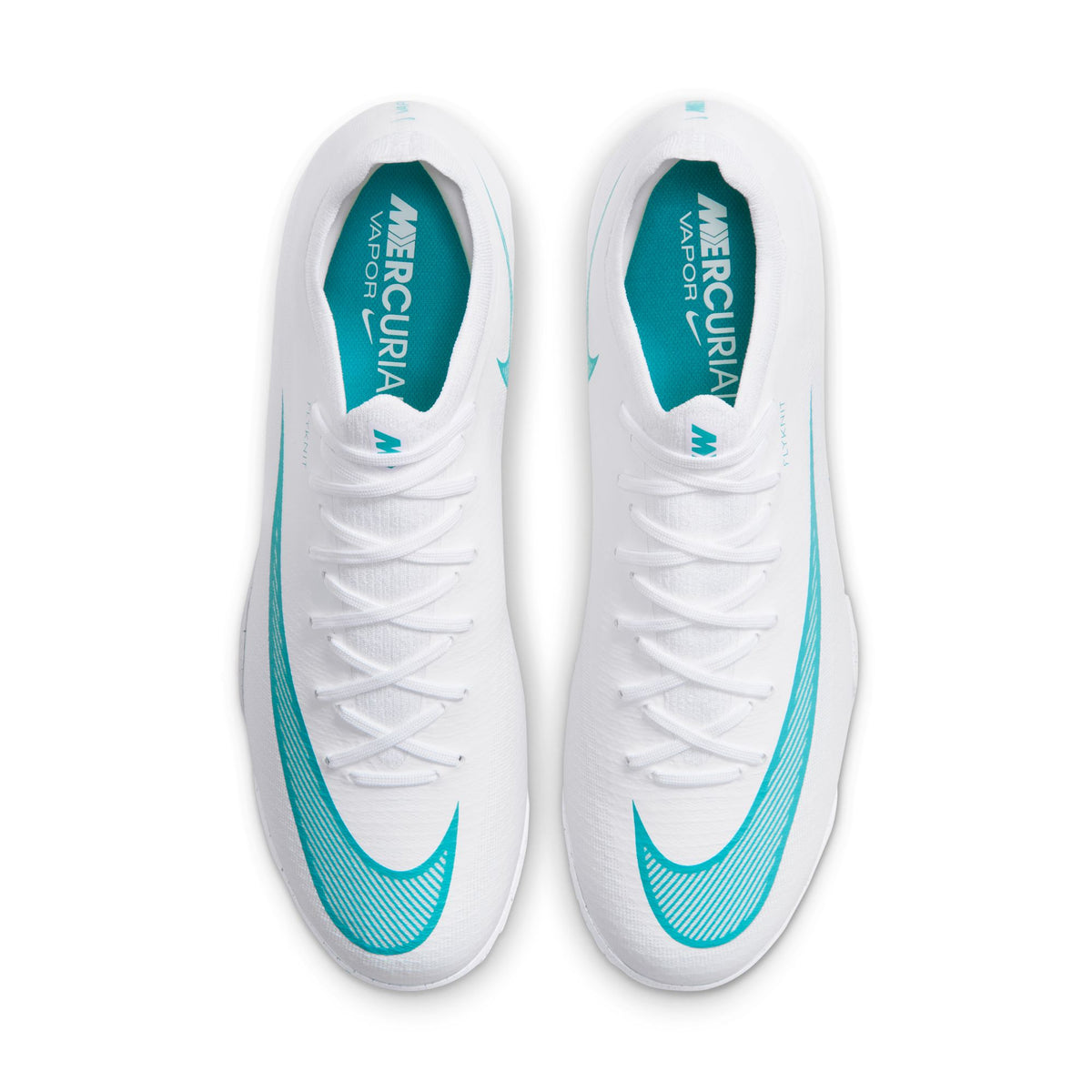 Nike Zoom Mercurial Vapor 17 Pro TF Soccer Shoes - White/ Dusty Cactus/ White
