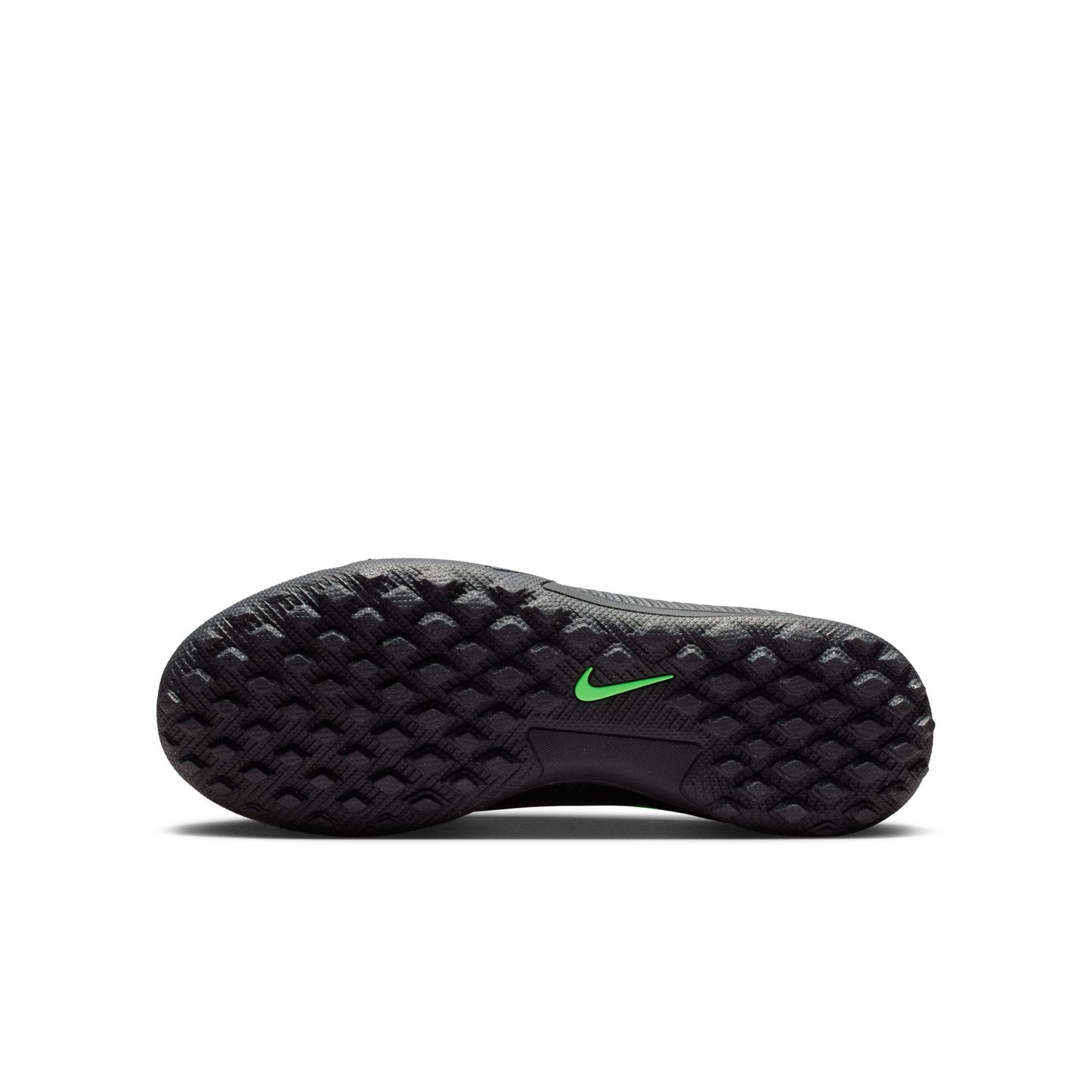Nike Junior Vapor 17 Academy TF Turf Soccer Shoes - Black/ Illusion Green/ Black