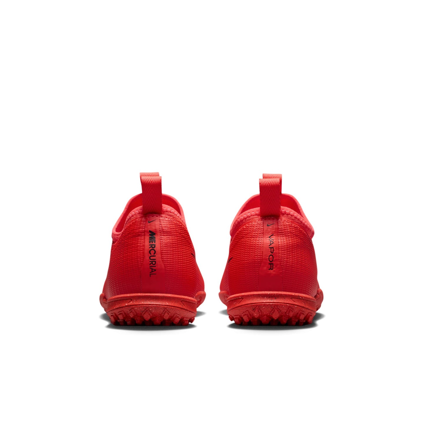 Nike Junior Vapor 17 Academy TF Turf Soccer Shoes - Bright Crimson/ Blur