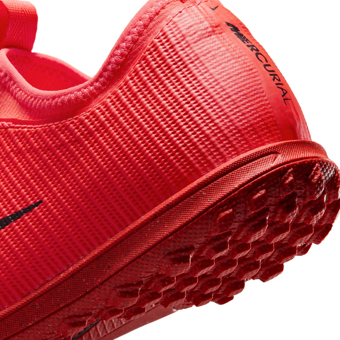 Nike Junior Vapor 17 Academy TF Turf Soccer Shoes - Bright Crimson/ Blur