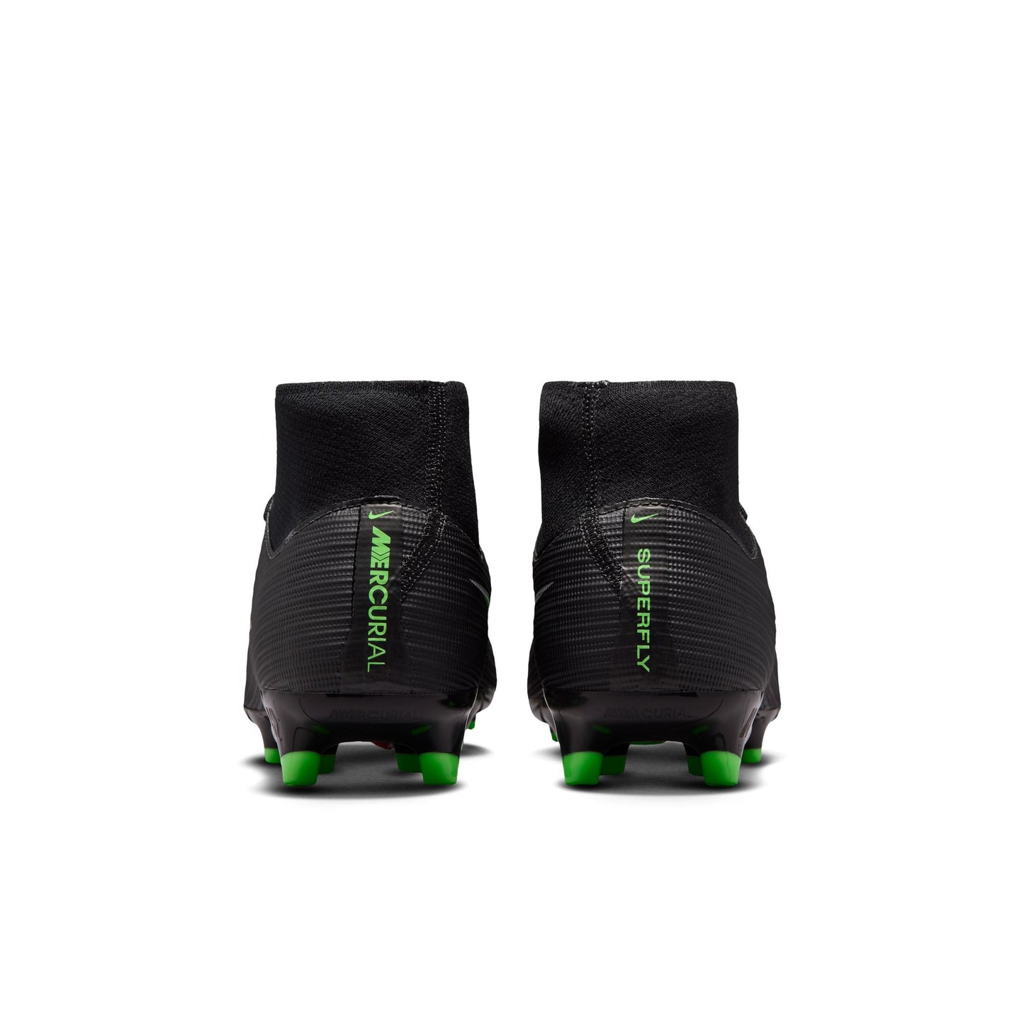 Nike Air Zoom Mercurial Superfly 11 Academy FG Firm Ground Soccer Cleat - Black/ Green Illusion Black