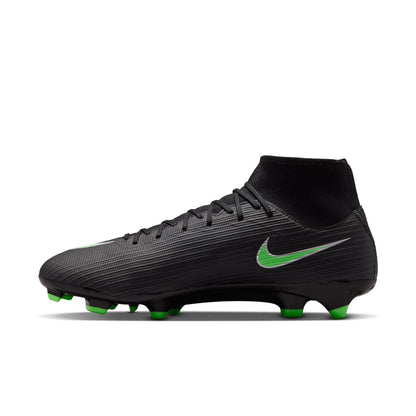 Nike Air Zoom Mercurial Superfly 11 Academy FG Firm Ground Soccer Cleat - Black/ Green Illusion Black