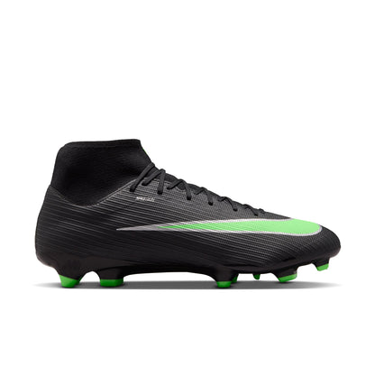 Nike Air Zoom Mercurial Superfly 11 Academy FG Firm Ground Soccer Cleat - Black/ Green Illusion Black