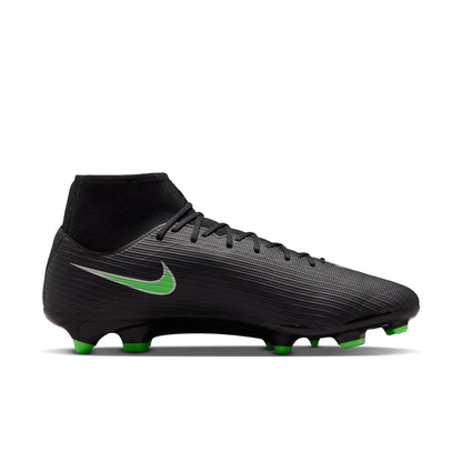 Nike Air Zoom Mercurial Superfly 11 Academy FG Firm Ground Soccer Cleat - Black/ Green Illusion Black