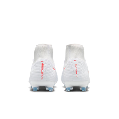 Nike Air Zoom Mercurial Superfly 11 Academy FG Firm Ground Soccer Cleats  -White/ Blur/ Bright Crimson