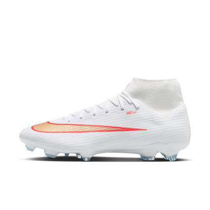 Nike Air Zoom Mercurial Superfly 11 Academy FG Firm Ground Soccer Cleats  -White/ Blur/ Bright Crimson
