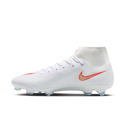 Nike Air Zoom Mercurial Superfly 11 Academy FG Firm Ground Soccer Cleats  -White/ Blur/ Bright Crimson