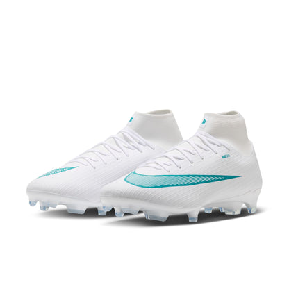 Nike Air Zoom Mercurial Superfly 11 Academy FG Firm Ground Soccer Cleats  - White/ Dusty Cactus/ White
