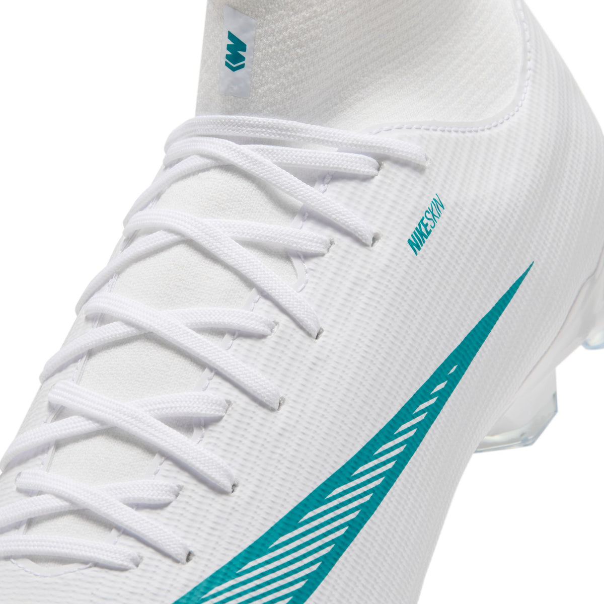 Nike Air Zoom Mercurial Superfly 11 Academy FG Firm Ground Soccer Cleats  - White/ Dusty Cactus/ White