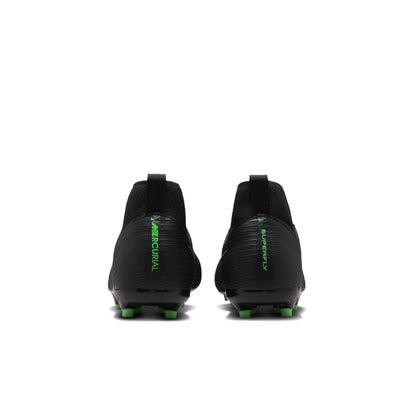 Nike Junior Superfly 11 Academy FG/MG Firm Ground/Multi Ground Soccer Shoes - Black/ Illusion Green/ Black