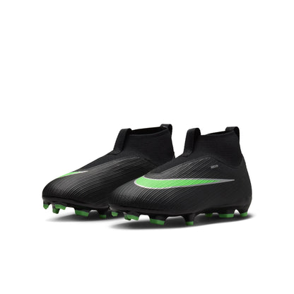 Nike Junior Superfly 11 Academy FG/MG Firm Ground/Multi Ground Soccer Shoes - Black/ Illusion Green/ Black