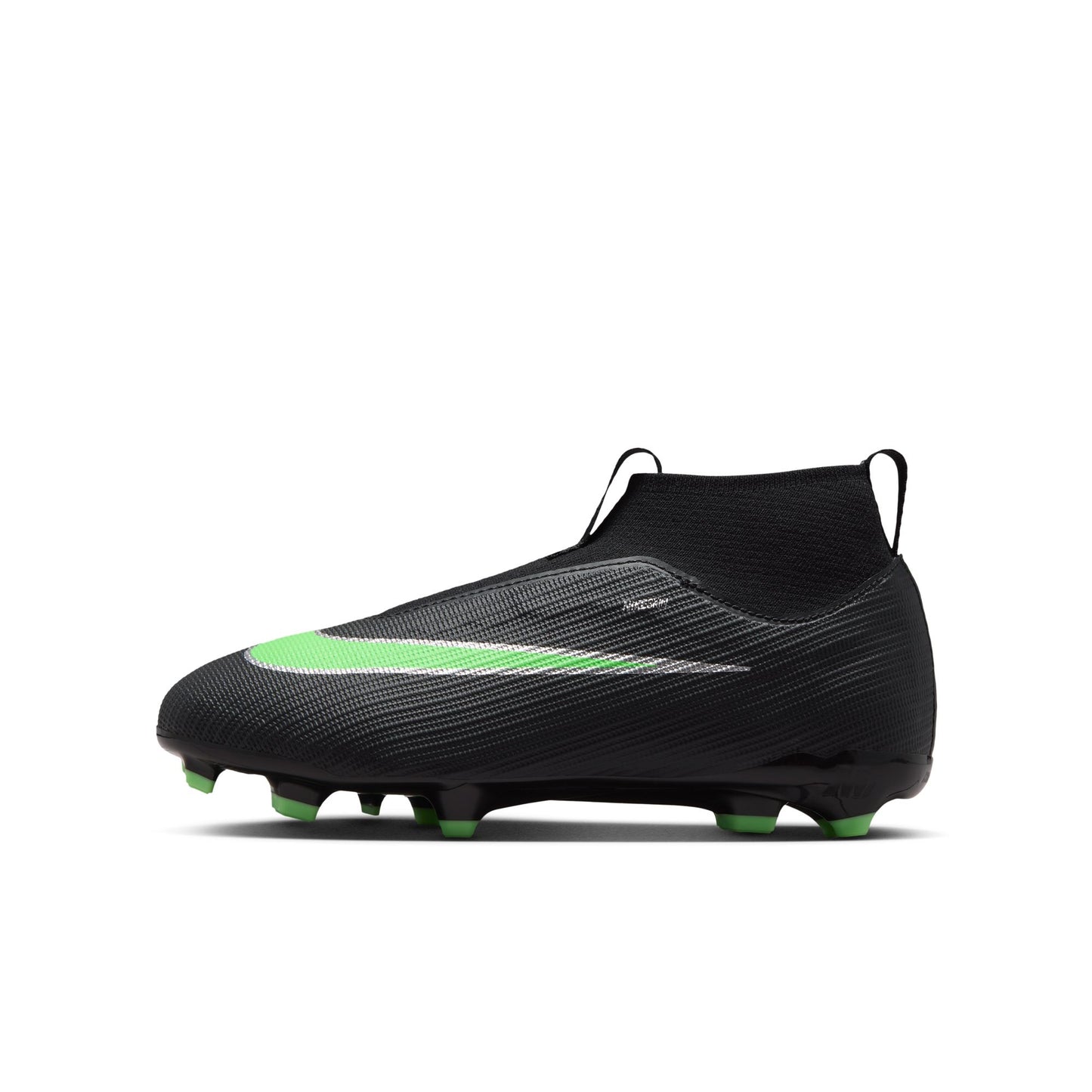 Nike Junior Superfly 11 Academy FG/MG Firm Ground/Multi Ground Soccer Shoes - Black/ Illusion Green/ Black