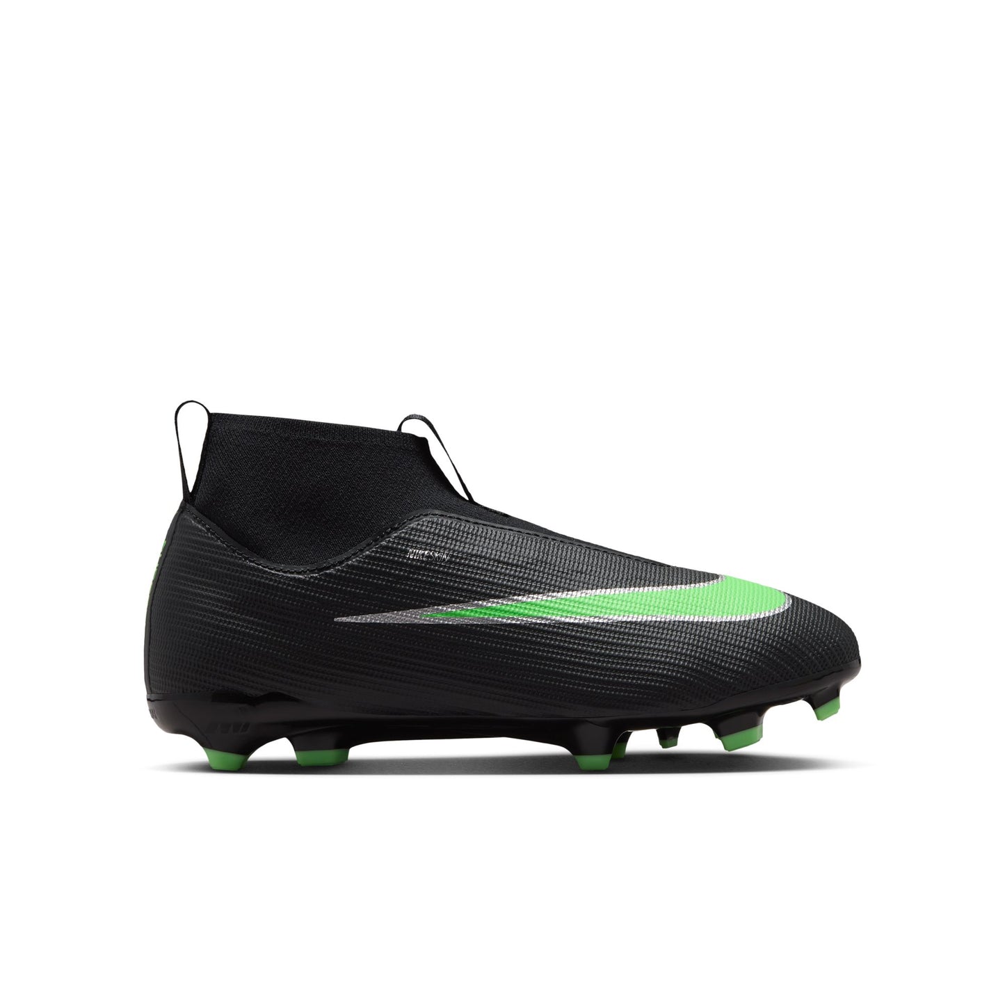 Nike Junior Superfly 11 Academy FG/MG Firm Ground/Multi Ground Soccer Shoes - Black/ Illusion Green/ Black