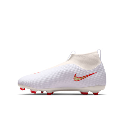 Nike Junior Superfly 11 Academy FG/MG Firm Ground/Multi Ground Soccer Shoes - White Blur/ Bright Crimson