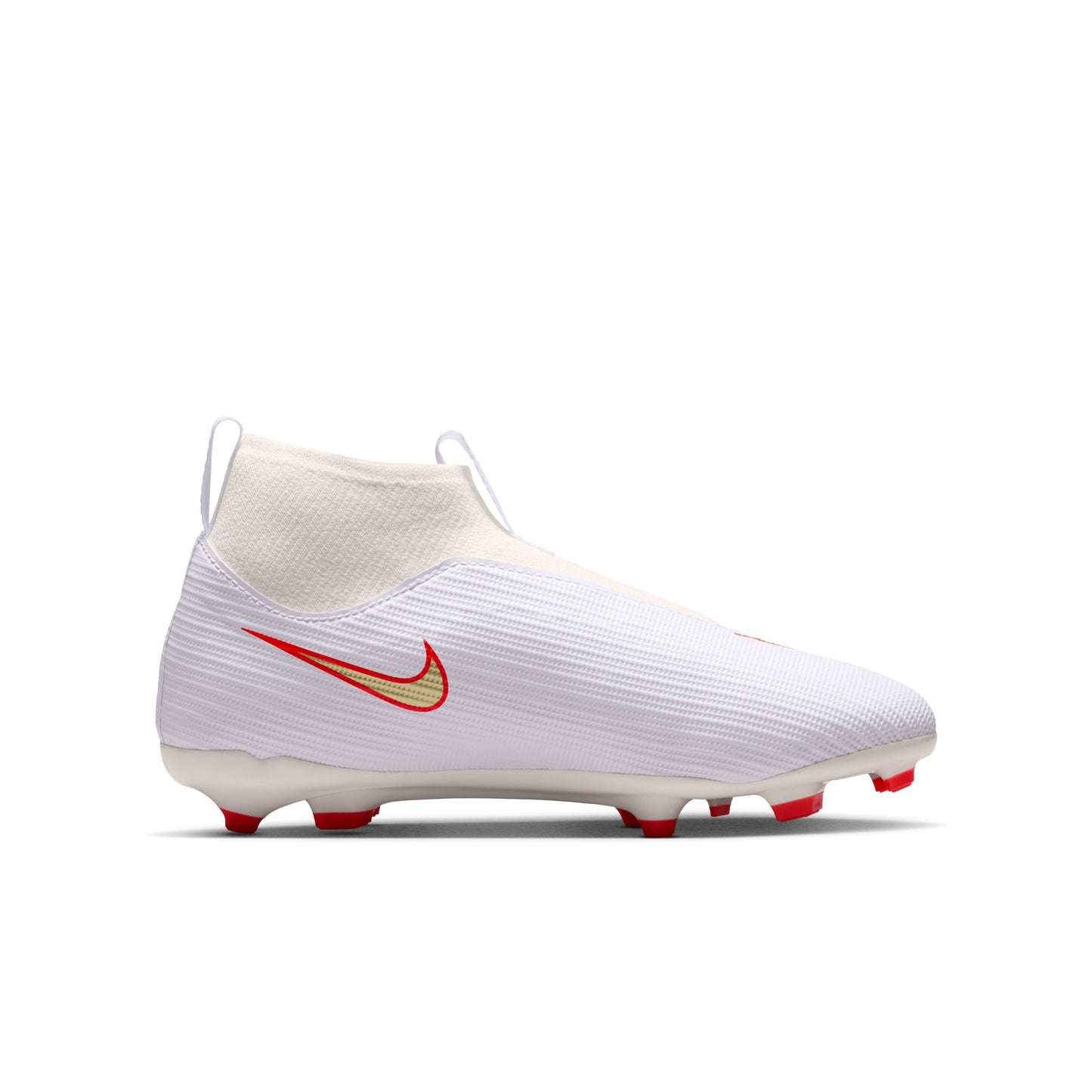 Nike Junior Superfly 11 Academy FG/MG Firm Ground/Multi Ground Soccer Shoes - White Blur/ Bright Crimson