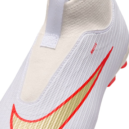 Nike Junior Superfly 11 Academy FG/MG Firm Ground/Multi Ground Soccer Shoes - White Blur/ Bright Crimson