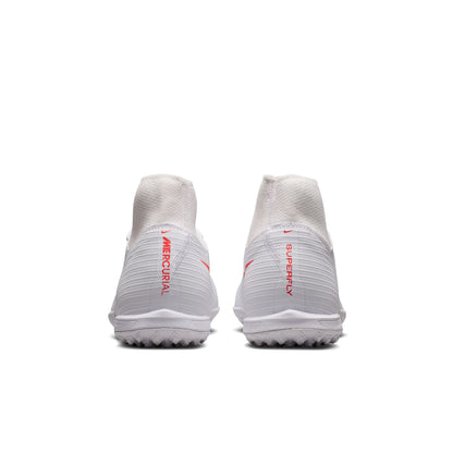 Nike Air Zoom Mercurial Superfly 11 Academy TF Turf Soccer Shoes -White/ Blur/ Bright Crimson
