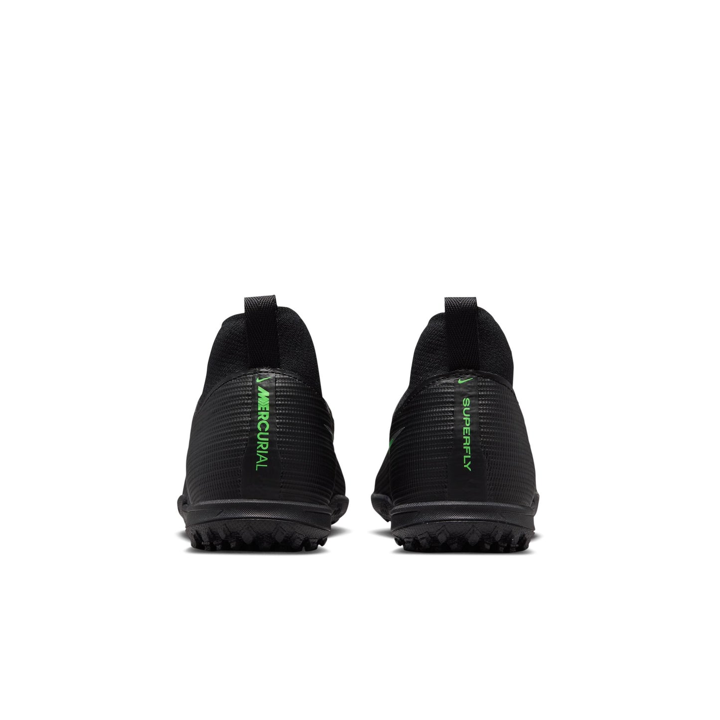 Nike Junior Superfly 11 Academy TF Turf Soccer Shoes - Black/ Illusion Green/ Black