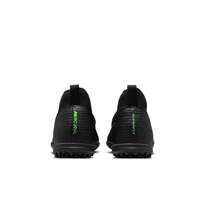 Nike Junior Superfly 11 Academy TF Turf Soccer Shoes - Black/ Illusion Green/ Black