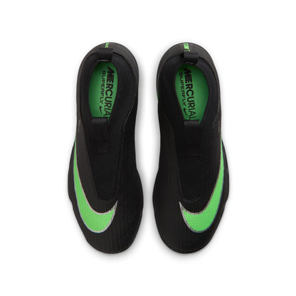 Nike Junior Superfly 11 Academy TF Turf Soccer Shoes - Black/ Illusion Green/ Black
