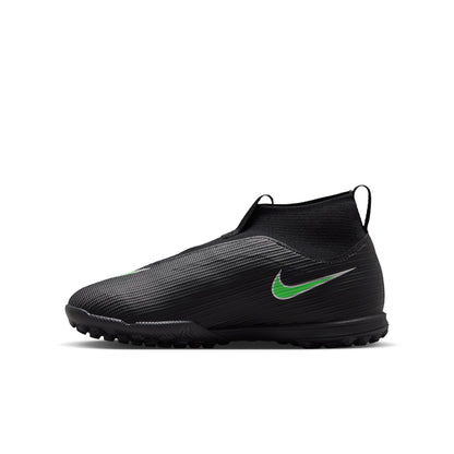 Nike Junior Superfly 11 Academy TF Turf Soccer Shoes - Black/ Illusion Green/ Black