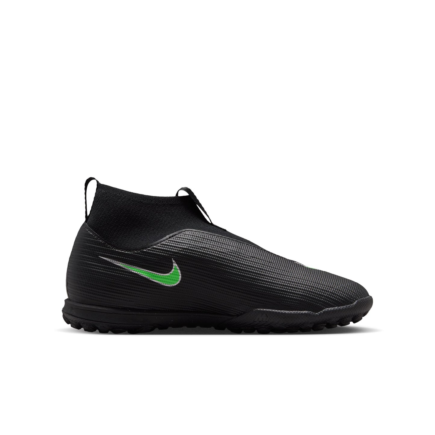 Nike Junior Superfly 11 Academy TF Turf Soccer Shoes - Black/ Illusion Green/ Black