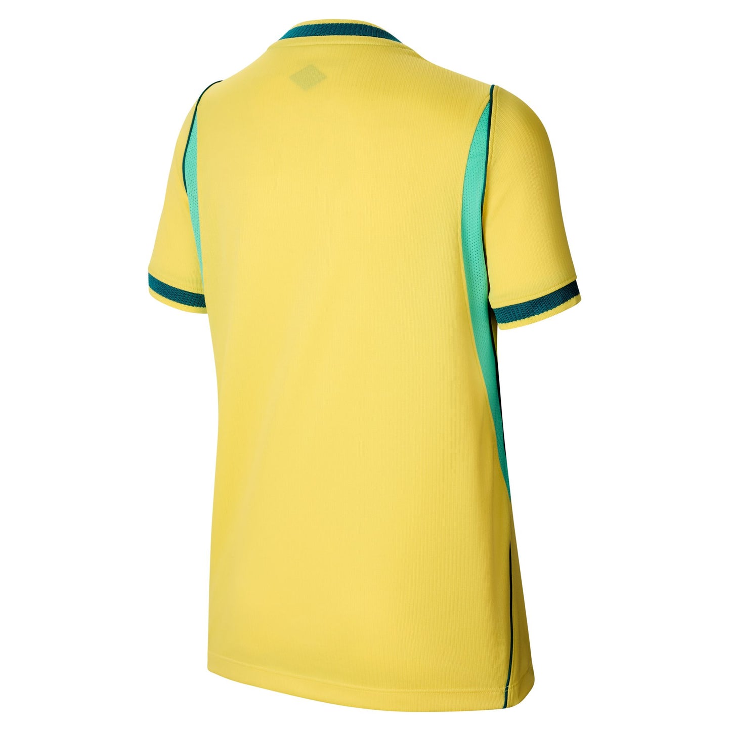 Youth Nike Replica Brazil Home Jersey 2026 - Canary/Light Menta/Geode Teal