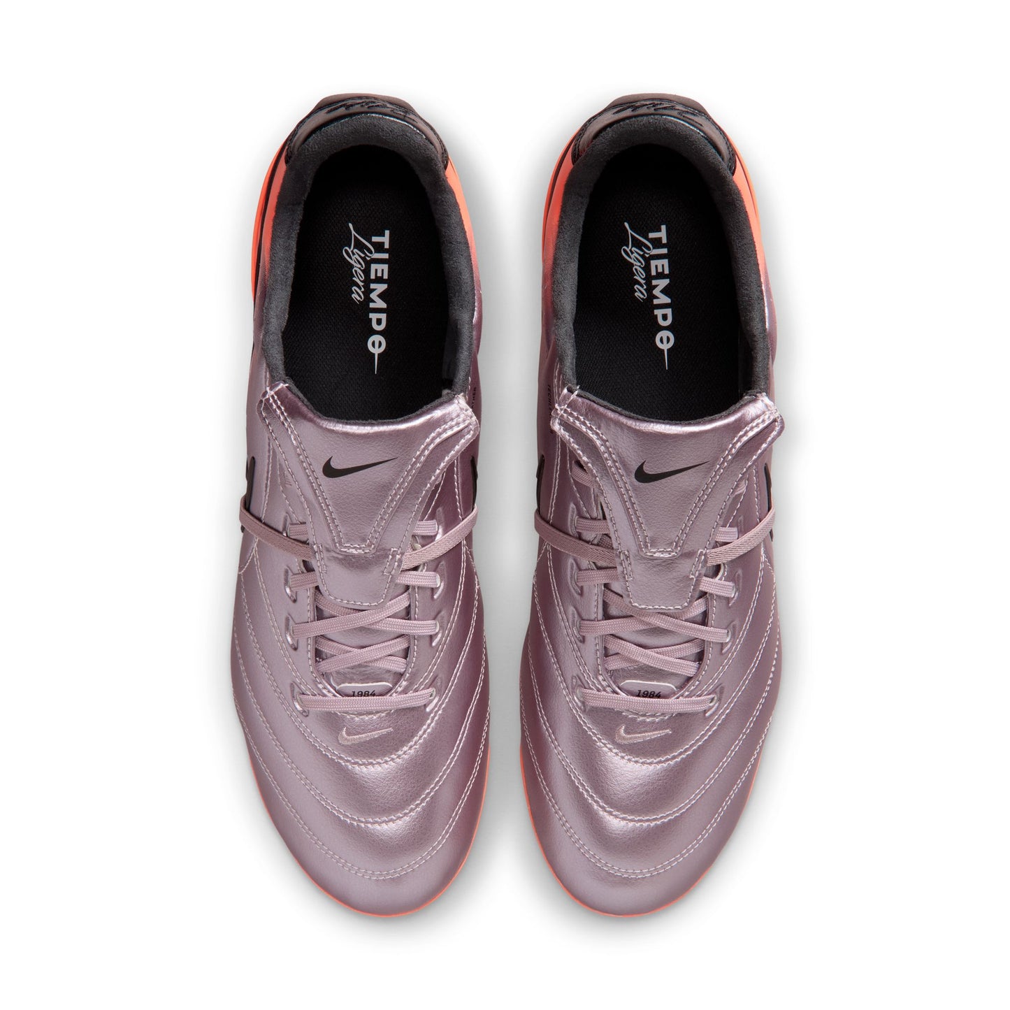 Nike Tiempo Ligera Pro FG Firm-Ground Soccer Cleats/BLEACHED LILAC/BLACK-TOTAL ORANGE