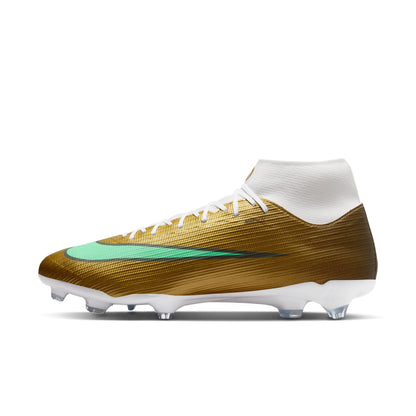 Nike Air Zoom Mercurial Superfly 11 Academy Kylian Mbappé FG Firm Ground Soccer Cleats - Metallic Gold/ Green Glow