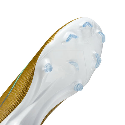 Nike Air Zoom Mercurial Superfly 11 Academy Kylian Mbappé FG Firm Ground Soccer Cleats - Metallic Gold/ Green Glow
