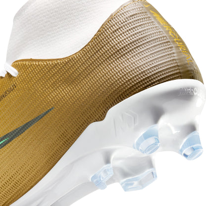 Nike Air Zoom Mercurial Superfly 11 Academy Kylian Mbappé FG Firm Ground Soccer Cleats - Metallic Gold/ Green Glow