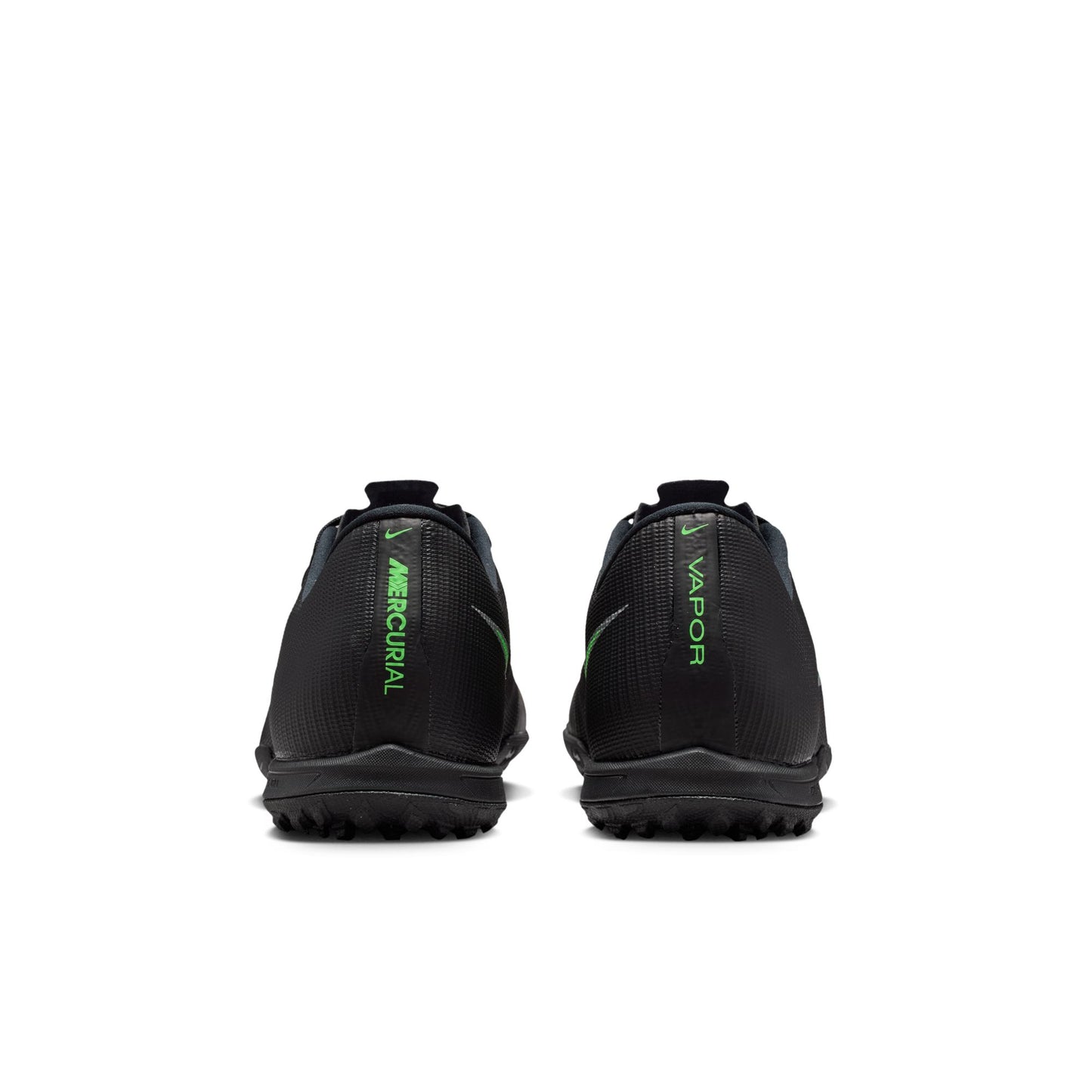 Nike Zoom Mercurial Vapor 17 Academy TF Turf Soccer Shoes - Black/ Green Illusion Black