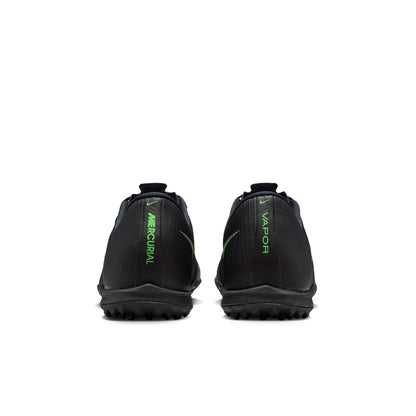 Nike Zoom Mercurial Vapor 17 Academy TF Turf Soccer Shoes - Black/ Green Illusion Black