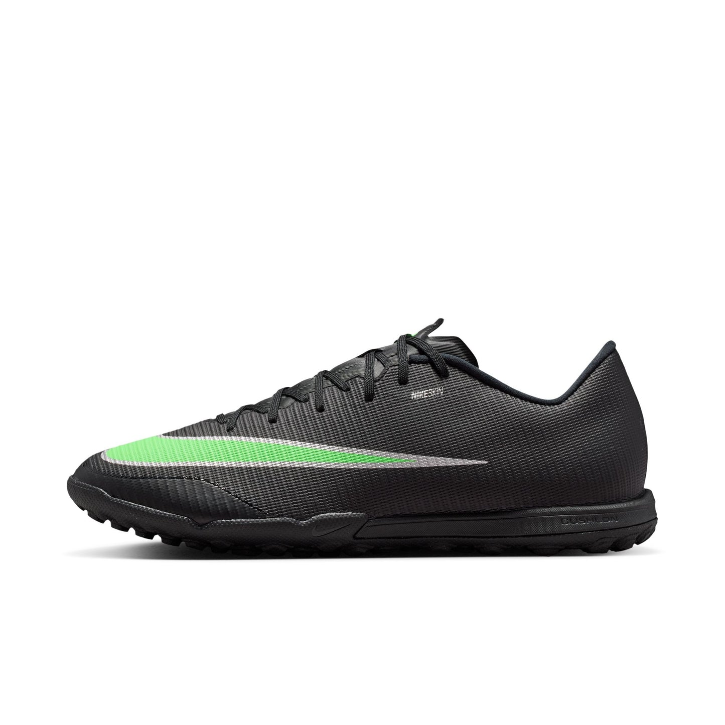 Nike Zoom Mercurial Vapor 17 Academy TF Turf Soccer Shoes - Black/ Green Illusion Black