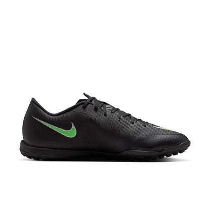 Nike Zoom Mercurial Vapor 17 Academy TF Turf Soccer Shoes - Black/ Green Illusion Black